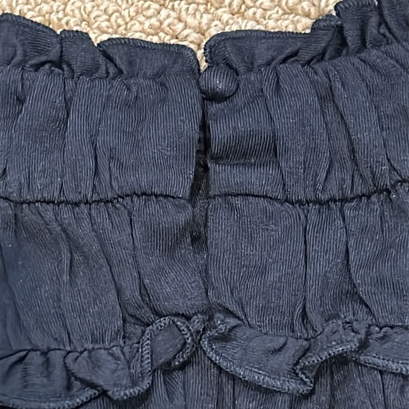 NEW Ann Taylor Black Ruffle Collar Flare Dress size Small - Picture 11 of 16